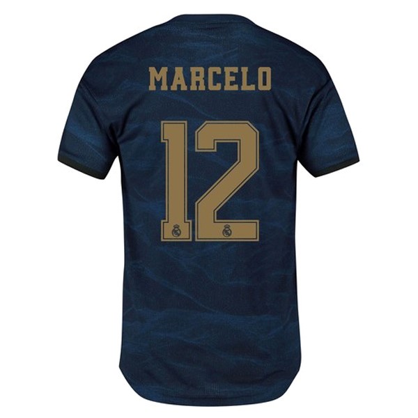Maillot Football Real Madrid NO.12 Marcelo Exterieur 2019-20 Bleu